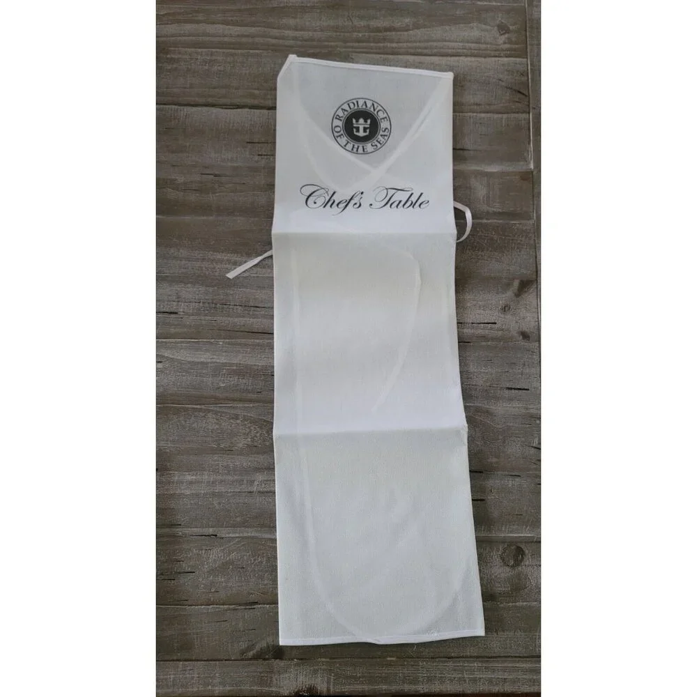 Carte Du Jour Royal Caribbean Restaurants Hardcover Book & Apron Cookbook Cruise